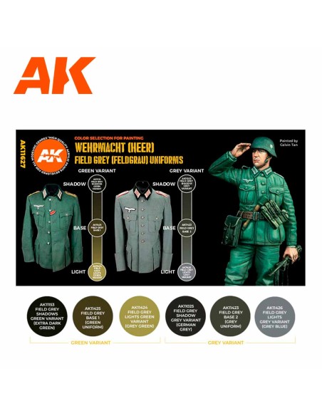 AK Interactive - Field Grey (Feldgrau) Uniforms