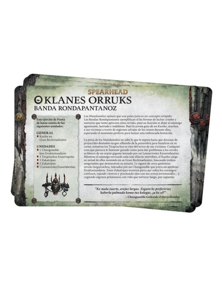 Warhammer Age of Sigmar - Faction Pack: Orruk Warclans