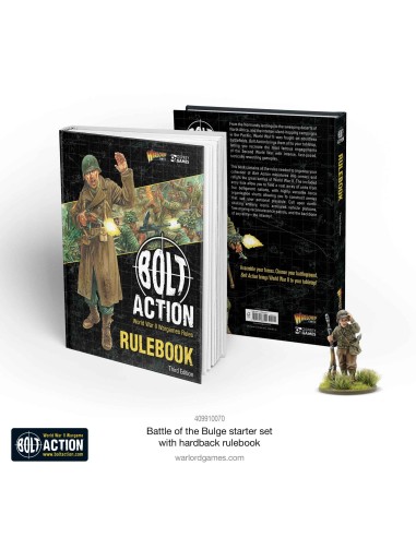 Bolt Action - Third Edition Rulebook with Francis S. Currey Special Miniature (Unidades limitadas) (ENGLISH)