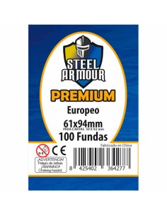 Steel Armour - Fundas Europeo Premium 100 (61x94mm)