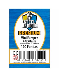 Steel Armour - Fundas mini Europeo Premium 100 (47x70mm)