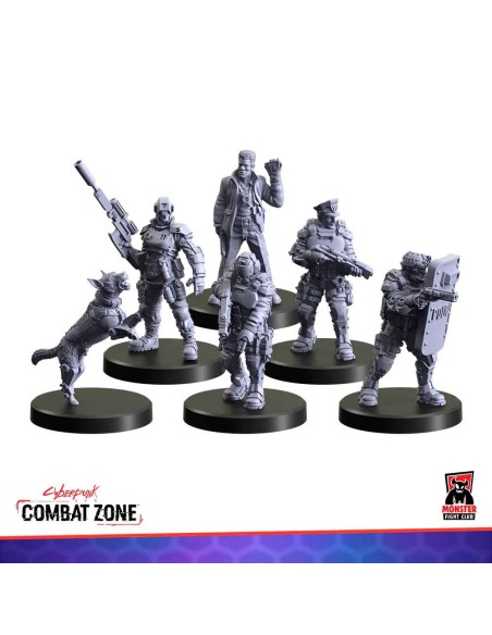 Cyberpunk Combat Zone: Lawmen Starter Gang