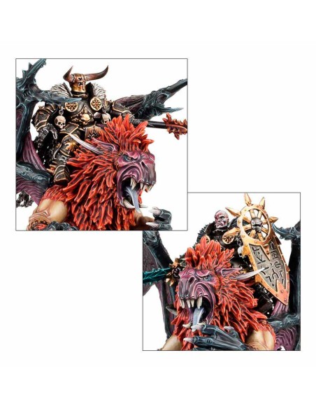 Warhammer Age of Sigmar - Slaves to Darkness: Chaos Lord on Manticore