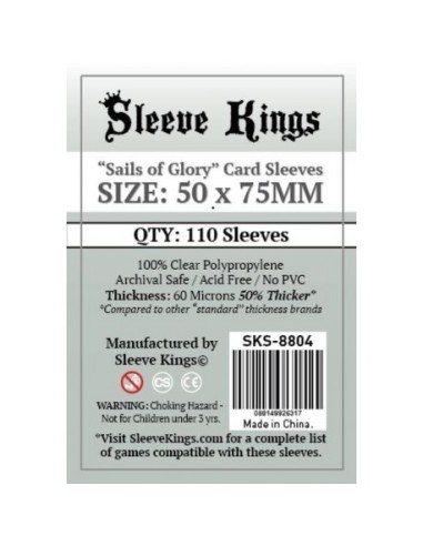 Sleeve Kings - Sails of Glory Card Sleeves (50x75mm)