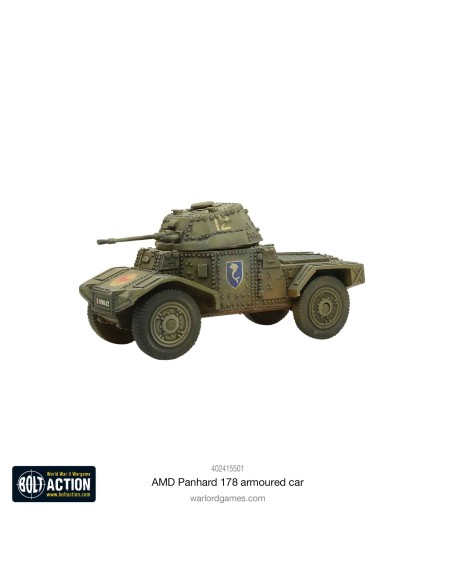 Bolt Action - Panhard 178 armoured car (INGLÉS)