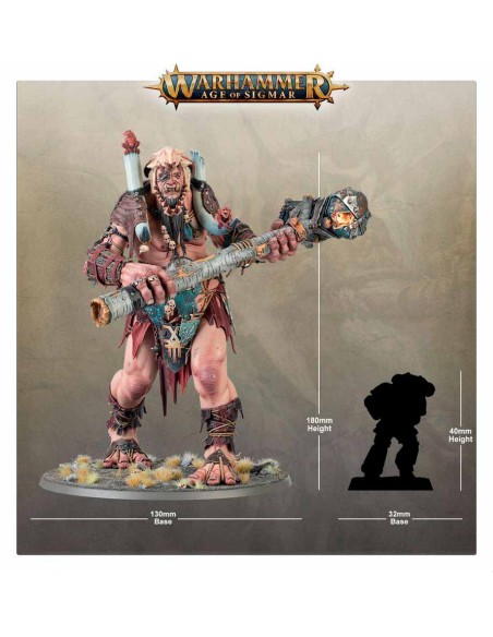 Warhammer Age of Sigmar - Hijos de Behemat: Rey Brodd/Megagargante