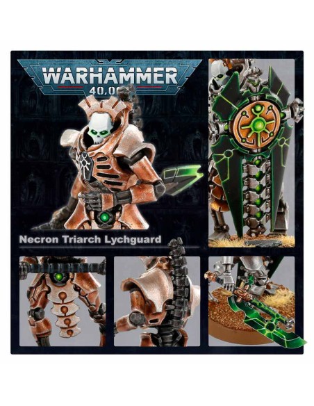 Warhammer 40,000 - Necrones: Pretorianos de la Triarca/Necroguardia (Triarch Praetorians/Lychguard)