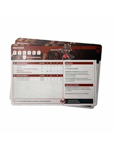 Warhammer 40,000 - Datasheet Cards: Imperial Agents