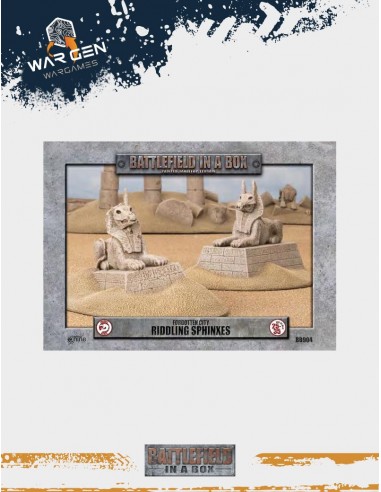 Battlefield in a box - Forgotten City - Riddling Sphinxes (Prepainted)