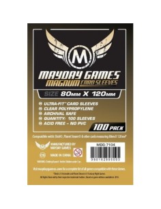 Fundas Mayday - Magnum Gold Sleeve: 80 MM X 120 MM Card Sized -"Dixit" (100 unidades)