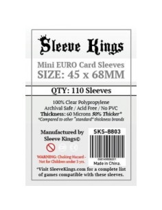 Sleeve Kings Mini Euro Card Sleeves (45x68mm)