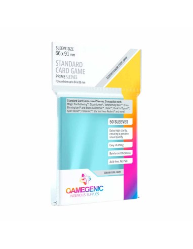 Standard Card Game Sleeves 66x91mm (50 unidades)