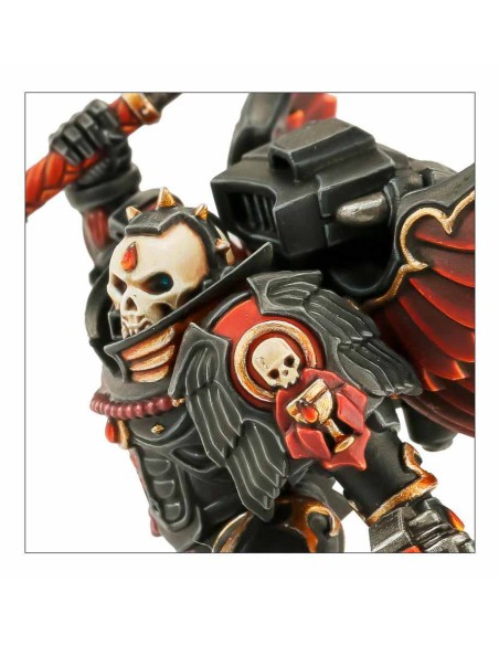 Warhammer 40,000 - Ángeles Sangrientos: Blood Angels Chaplain con propulsor de salto