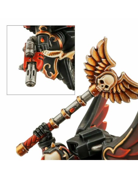 Warhammer 40,000 - Ángeles Sangrientos: Blood Angels Chaplain con propulsor de salto