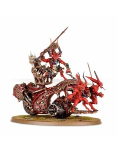 Warhammer Age of Sigmar - Filos de Khorne: Rendmaster, Herald of Khorne on Blood Throne/Skull Cannon 2