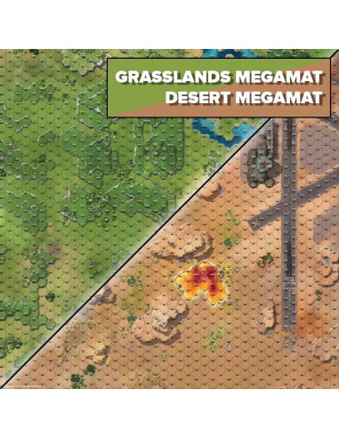 BattleTech: Battle Mat BFM Grasslands/Desert Megamat (neoprene)