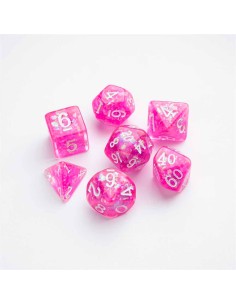 Gamegenic - Raspberry RPG Dice Set (7 dados) 2