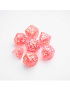 Gamegenic - Peach RPG Dice Set (7 dados) 2