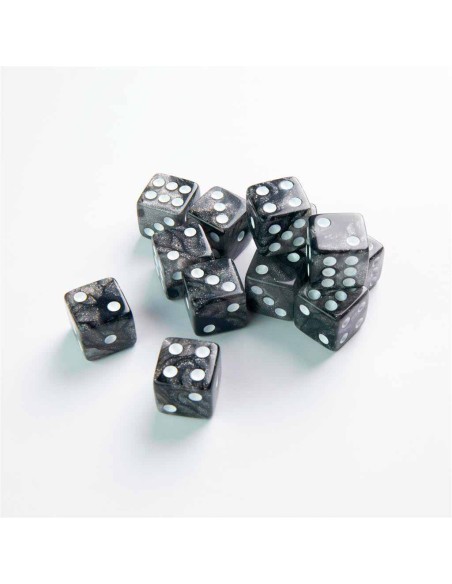 Gamegenic - Moon D6 Dice Set 16 mm (12 dados)