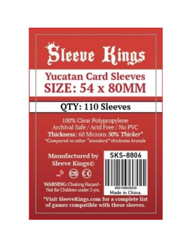 Sleeve Kings Yucatan Card Sleeves (54x80mm)