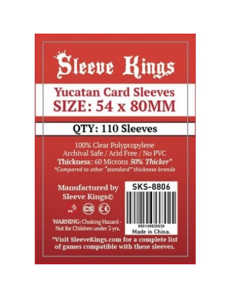 Sleeve Kings Yucatan Card Sleeves (54x80mm)