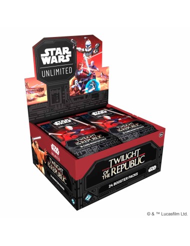 Star Wars: Unlimited - Twilight of the Republic Caja de sobres (24) (INGLÉS)