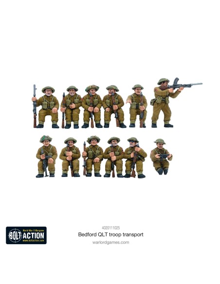 Bolt Action - Bedford QLT Troop Transport