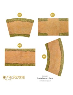 Warlord Games - Black Powder & Epic Battles - Roads Scenery pack 2