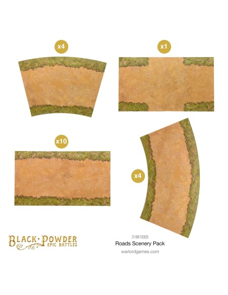 Warlord Games - Black Powder & Epic Battles - Roads Scenery pack