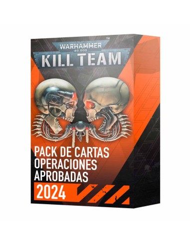 Warhammer 40,000 - Kill Team: Pack de Cartas de Operaciones Aprobadas 2024