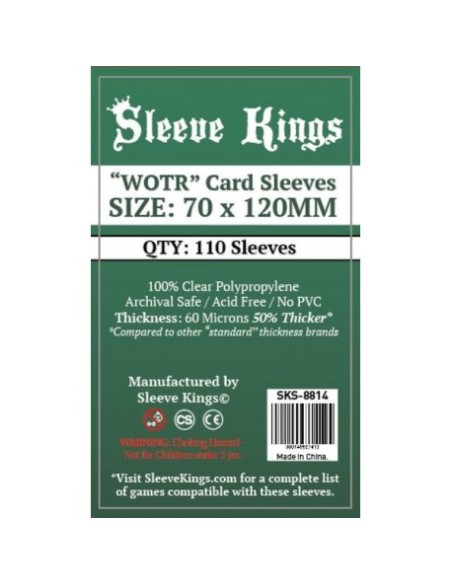 Sleeve Kings "WOTR" Card Sleeves (70x120mm)