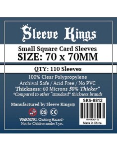 Sleeve Kings Small Square Card Sleeves (70x70mm)