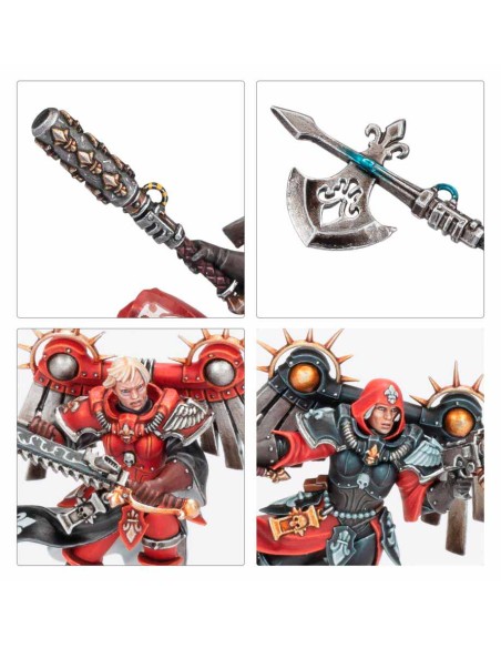 Warhammer 40,000 - Adepta Sororitas: Canonesa con propulsor de salto