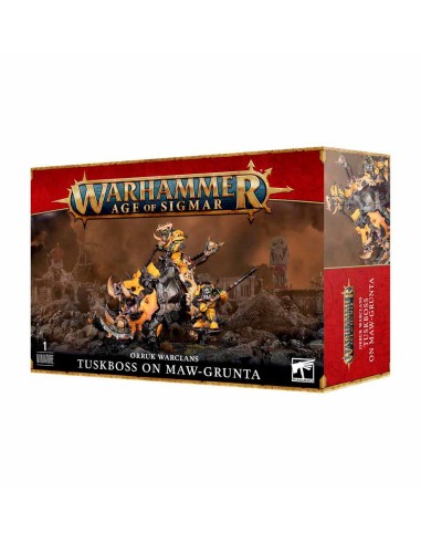 Warhammer Age of Sigmar - Orruk Warclans: Tuskboss on Maw-grunta