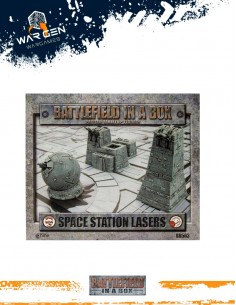 Battlefield in a box - Space Station Lasers (Prepainted)