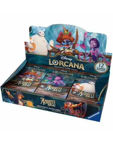 Disney Lorcana TCG Azurite Sea Booster Pack Display (24) (INGLÉS)