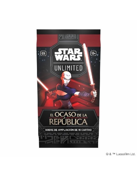 Star Wars: Unlimited - Ocaso de la República sobre de ampliación (INGLÉS)