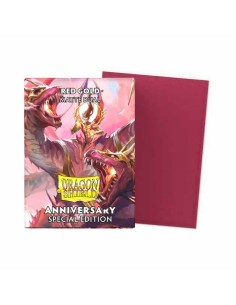 Dragon Shield Anniversary Special Edition Matte Dual Sleeves - Red Gold (100)