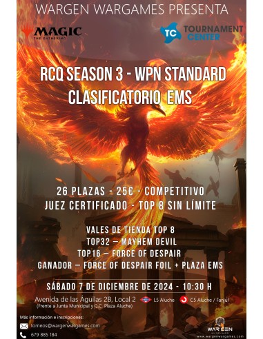 RCQ - WPN Qualifier - Standard - Sábado 7 de diciembre