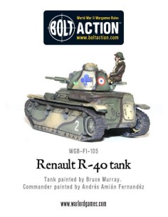 Bolt Action - Renault R40 Tank 2