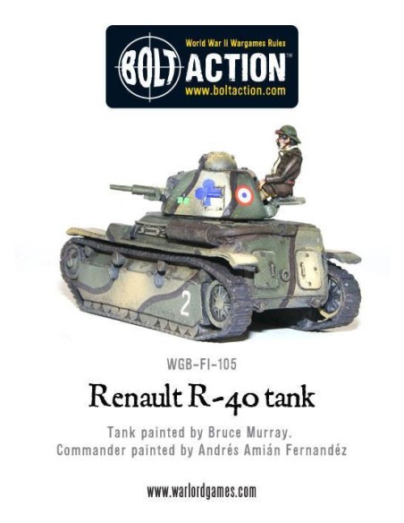 Bolt Action - Renault R40 Tank