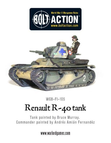 Bolt Action - Renault R40 Tank