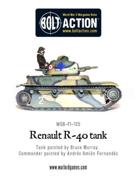 Bolt Action - Renault R40 Tank