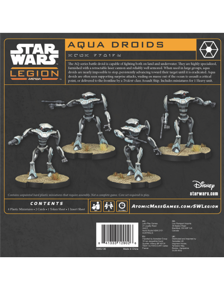 Star Wars: Legion Aqua Droid Unit Expansion (SPANISH)