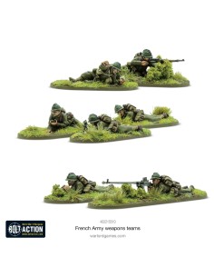 Bolt Action - French Army weapons teams 2