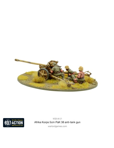 Bolt Action - Afrika Korps 5cm PaK 38 anti-tank gun