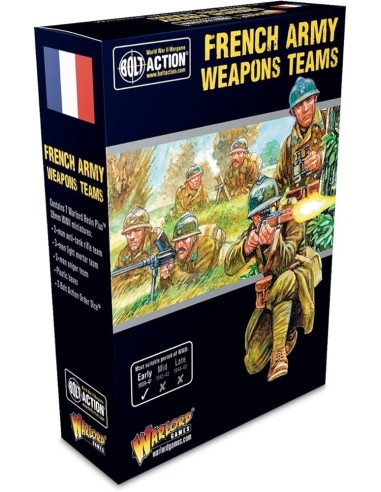 Bolt Action - French Army weapons teams