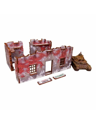 Micro Art Studio: WWII Winter Ruin 1 (Prepintado)