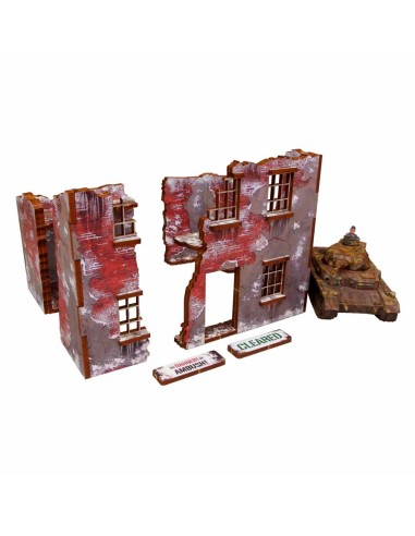 Micro Art Studio: WWII Winter Ruin 2 (Pre-painted)