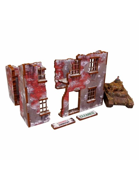 Micro Art Studio: WWII Winter Ruin 2 (Pre-painted)